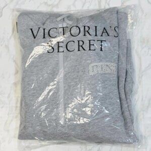 Victoria's Secret PINK Ivy Fleece Half-zip HOODIE Sweatshirt Medium SOLD OUT